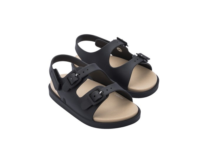 Mini Melissa Wide Sandal BB Black/Beige