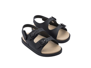 Mini Melissa Wide Sandal BB Black/Beige