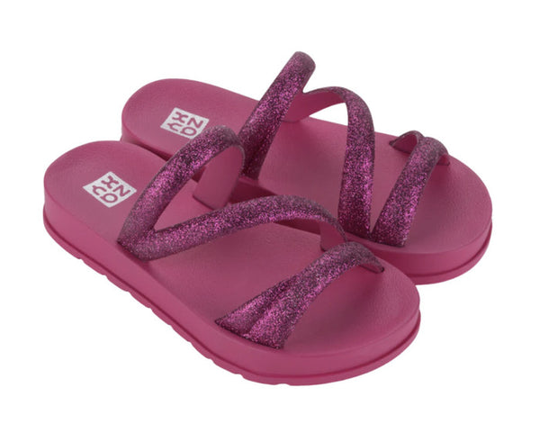 Zaxy Glitter Kids Pink Fuschia