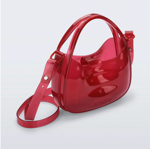 Melissa Mirror Bag Transparent Red