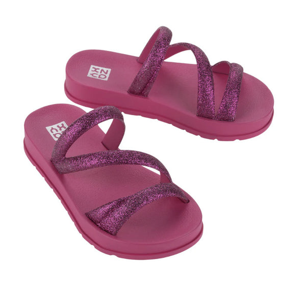 Zaxy Glitter Kids Pink Fuschia