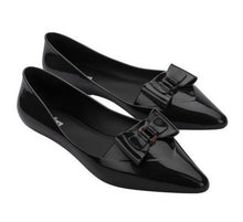 Load image into Gallery viewer, Melissa Pointy Chic AD Black/Clear Torto
