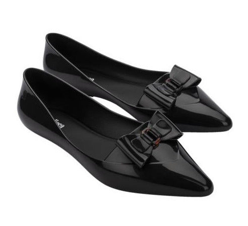Melissa Pointy Chic AD Black/Clear Torto