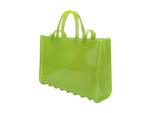 Melissa X Telfar Medium Jelly Shopper II Green