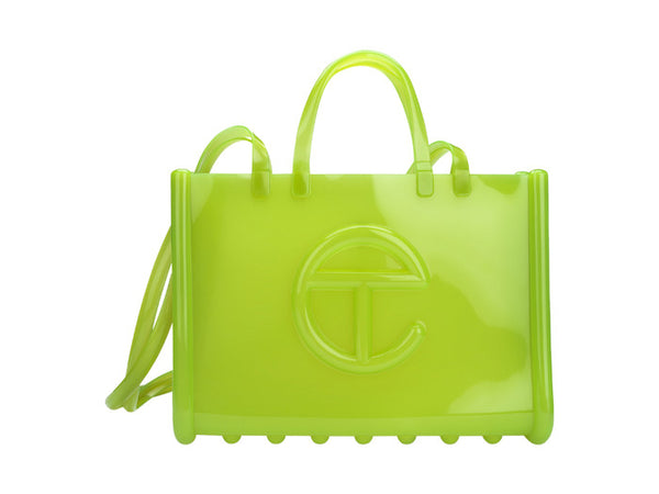 Melissa X Telfar Medium Jelly Shopper II Green