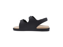 Load image into Gallery viewer, Mini Melissa Wide Sandal BB Black/Beige
