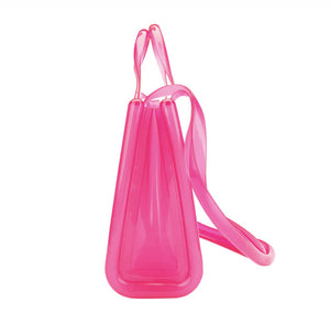 Melissa X Telfar Medium Jelly Shopper II Pink