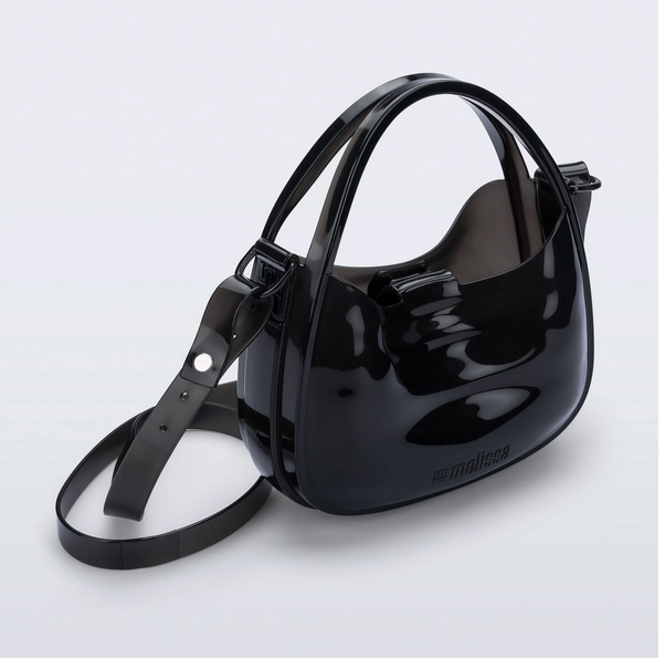 Melissa Mirror Bag Clear Black