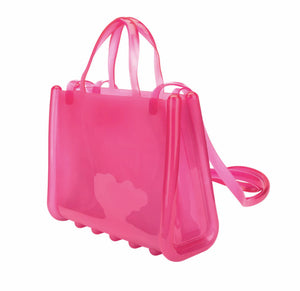 Melissa X Telfar Large Jelly Shopper II Pink