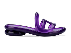 Melissa x Telfar Jelly Slide Ad Purple