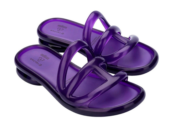 Melissa x Telfar Jelly Slide Ad Purple