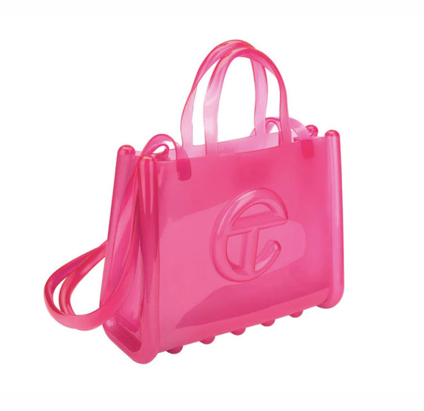 Melissa X Telfar Medium Jelly Shopper II Pink