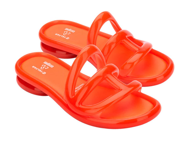 Melissa x Telfar Jelly Slide Ad Orange