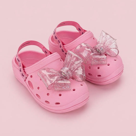 Zaxy Nina Daisy Babuch Sheer Glitter Bow Baby