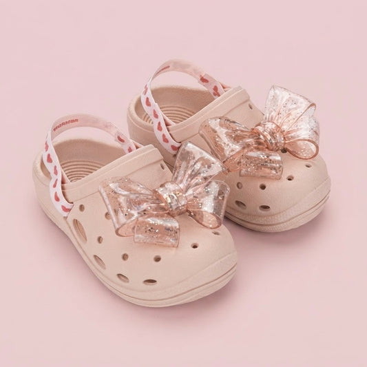 Zaxy Nina Daisy Babuch Sheer Glitter Bow Baby