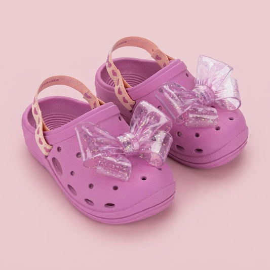 Zaxy Nina Daisy Babuch Sheer Glitter Bow Baby