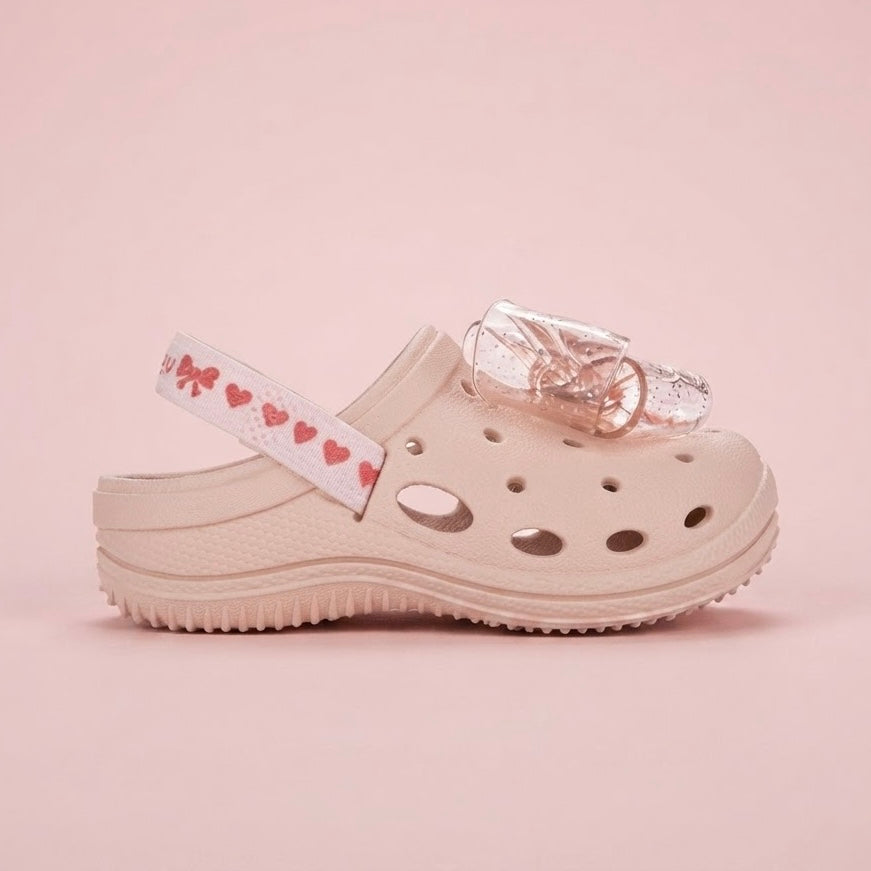 Zaxy Nina Daisy Babuch Sheer Glitter Bow Baby