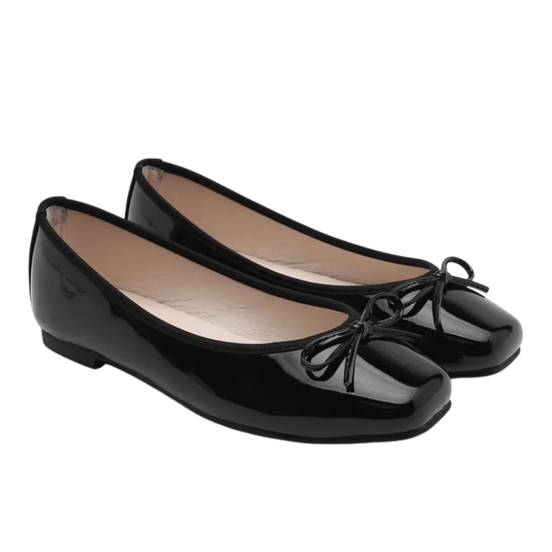 Sappun Erino Enamel Ribbon Flats (1cm)