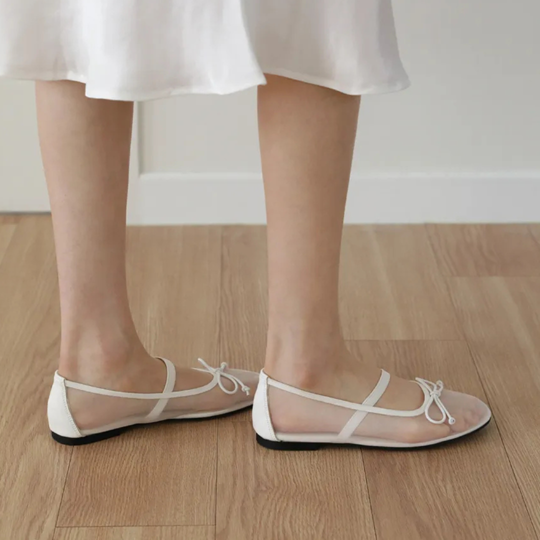 Sappun Chloe Mesh Flats (1cm)