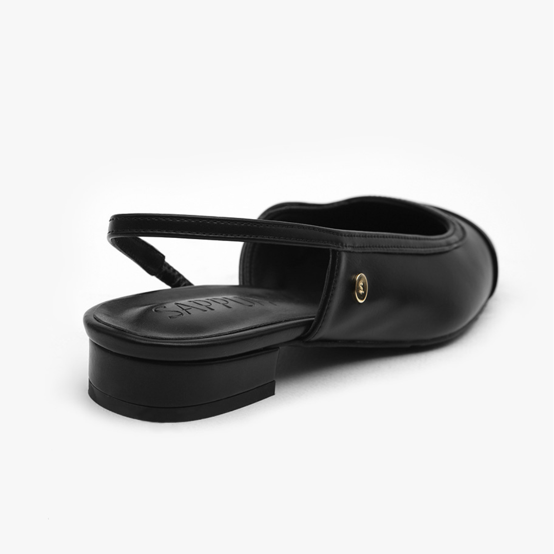 Sappun Bailey Two Tone Slingback Flats (2cm)