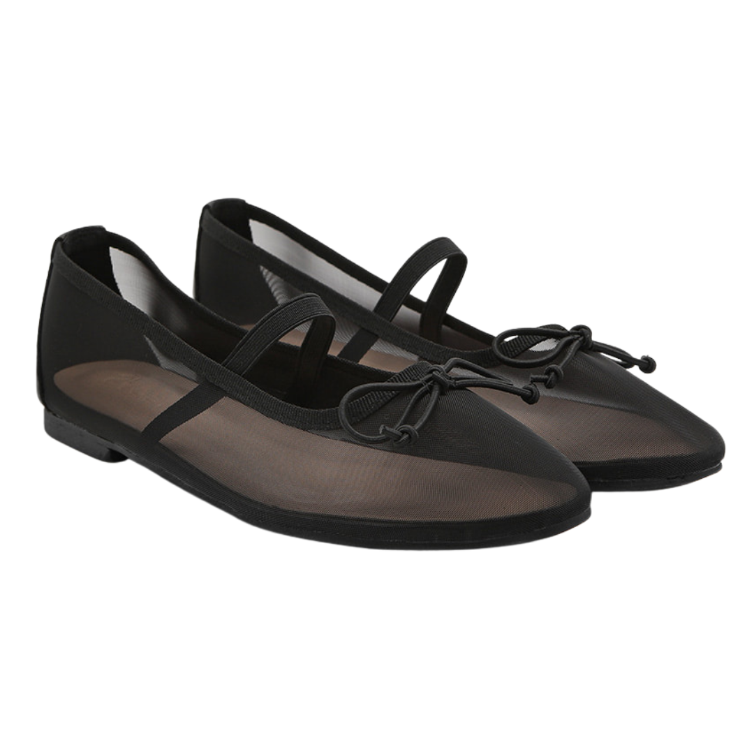 Sappun Chloe Mesh Flats (1cm)