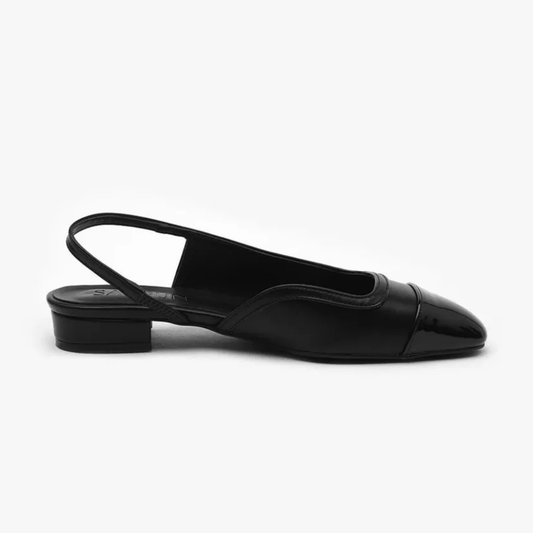 Sappun Bailey Two Tone Slingback Flats (2cm)