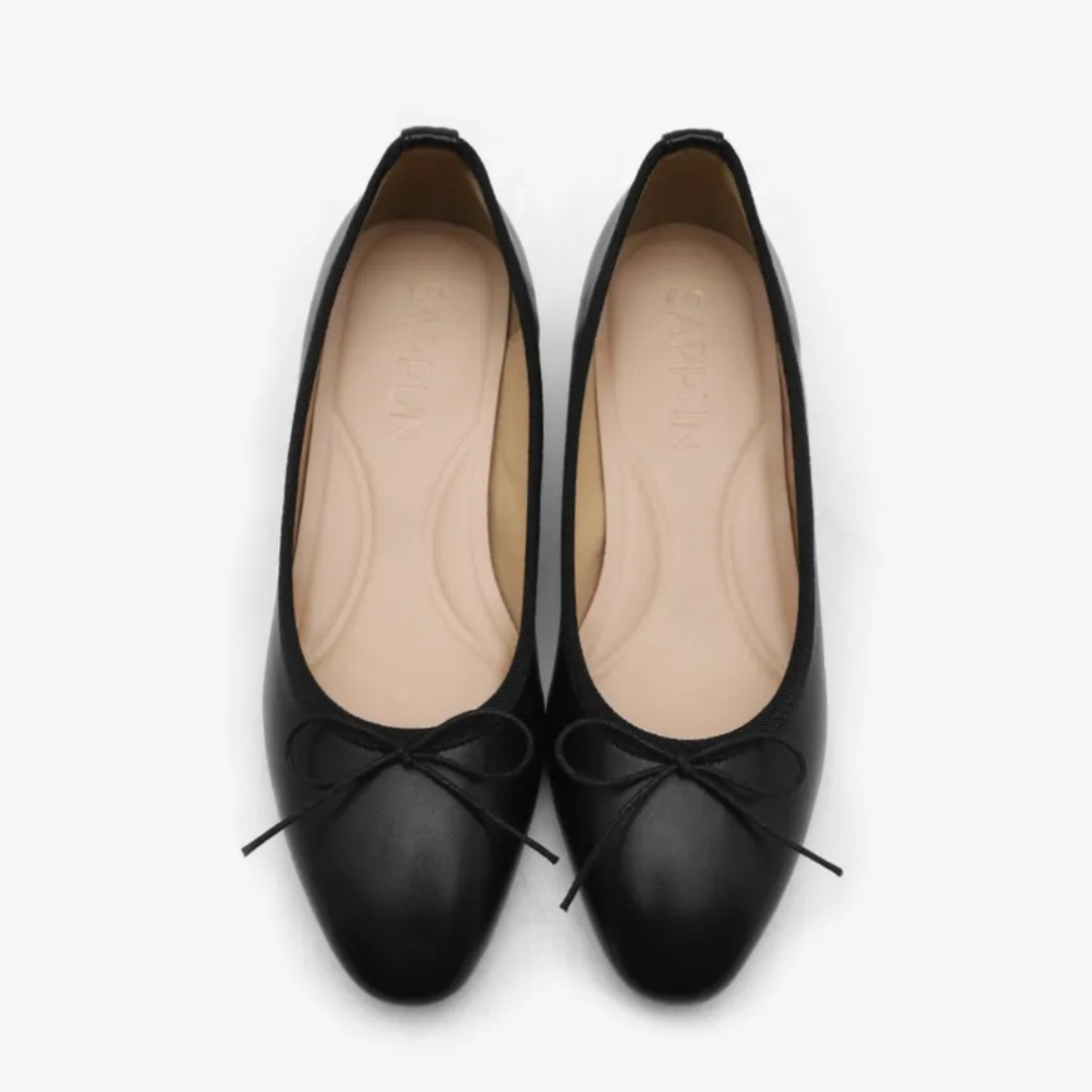 Sappun Retive Basic Ribbon Pumps Heel (4cm)