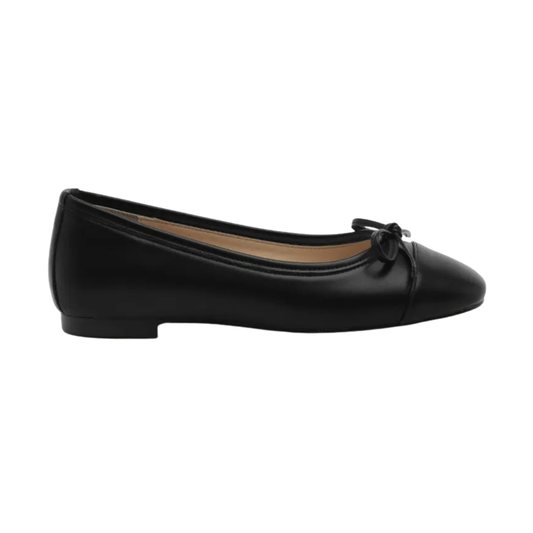 Sappun Malette Two Tone Ribbon Flats (1cm)