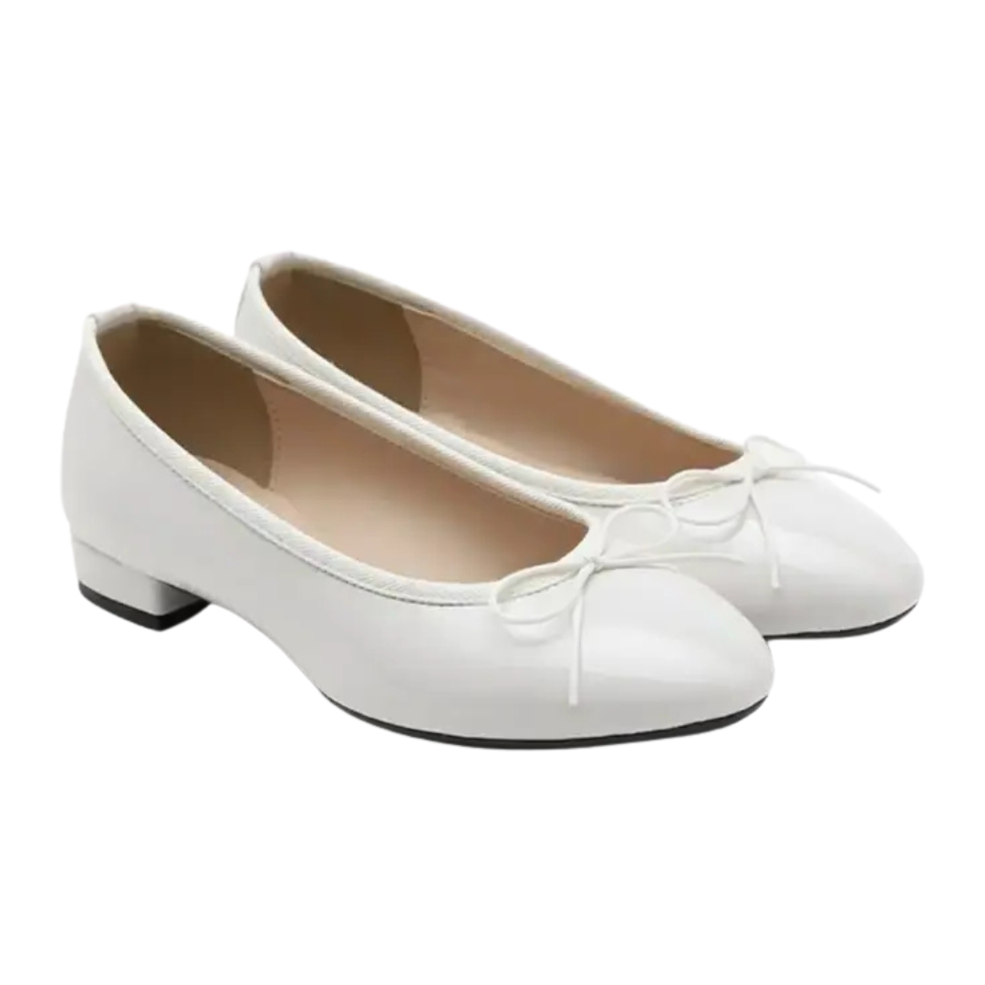 Sappun Lovellie Enamel Ribbon Flats (2cm)