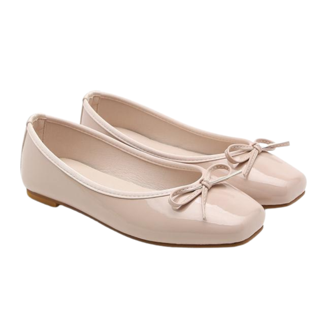 Sappun Erino Enamel Ribbon Flats (1cm)