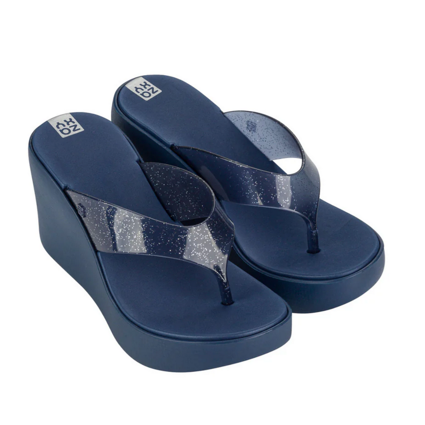 Zaxy Sunny Plat Fem Dark Blue