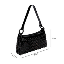 Load image into Gallery viewer, Melissa Hoop Bag Black
