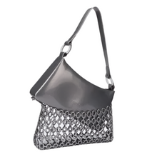 Load image into Gallery viewer, Melissa Hoop Bag Silver
