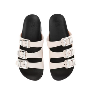 Zaxy Cross Slide Ad Off White/Black