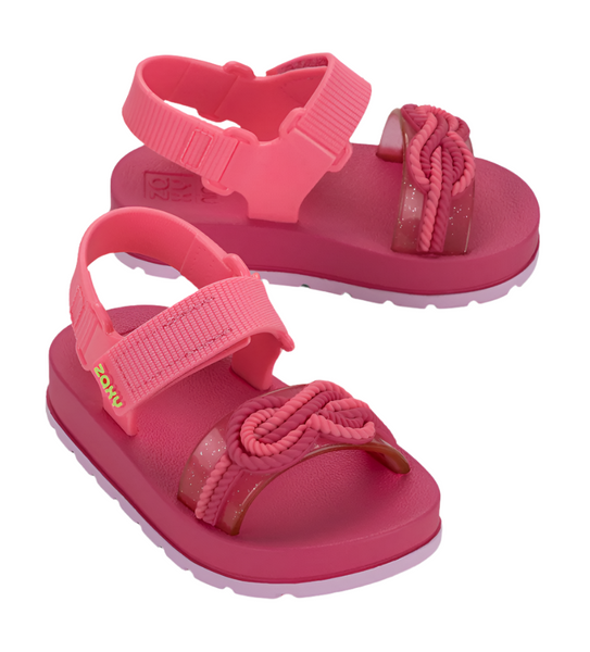 Zaxy Nina Navy Sand Baby Pink Fuschia