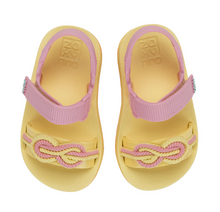 Load image into Gallery viewer, Zaxy Nina Navy Sand Baby Pink Yellow
