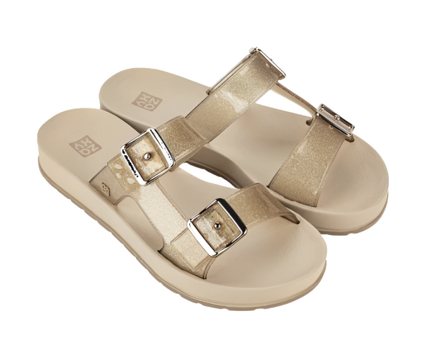 Zaxy Flash Slide Ad Glitter Light Beige