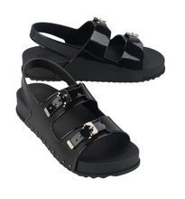 Load image into Gallery viewer, Zaxy Road Sandal Ad Black
