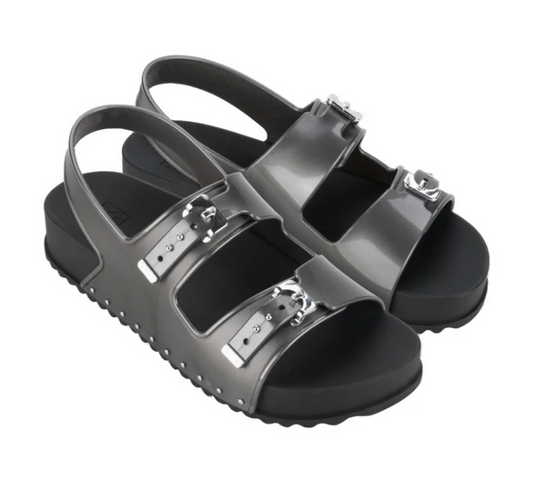 Zaxy Road Sandal Ad Dark Silver