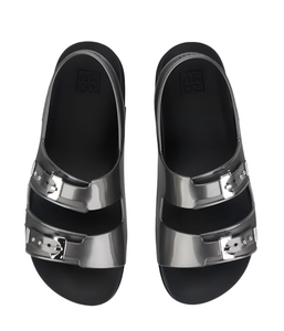 Zaxy Road Sandal Ad Dark Silver