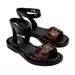 Melissa Nina Sandal AD Black Tortoise