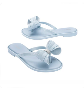 Melissa Flip Flop Slim V AD Blue Glitter