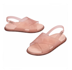 Melissa M Lover Plus Sandal AD Clear Pink