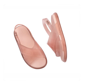 Melissa M Lover Plus Sandal AD Clear Pink