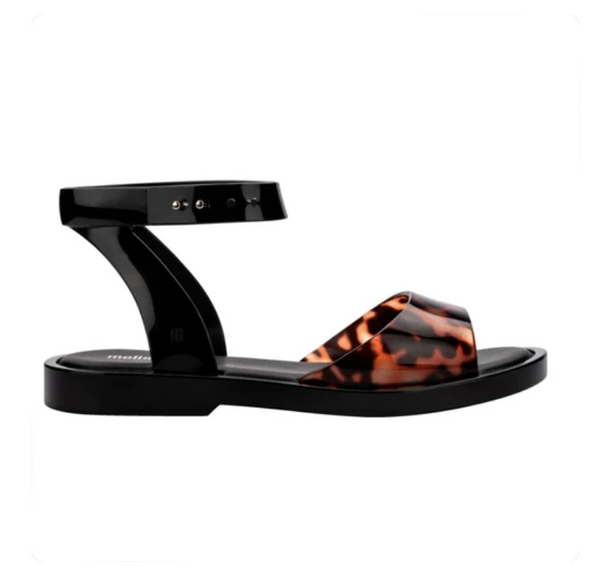 Melissa Nina Sandal AD Black Tortoise