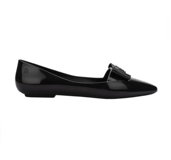 Melissa Pointy Chic AD Black/Clear Torto