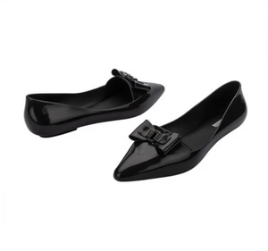 Melissa Pointy Chic AD Black/Clear Torto