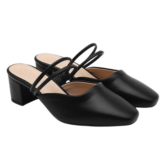 Sappun Kipley Strap Mule Heels (5cm)