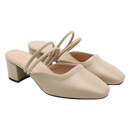 Sappun Kipley Strap Mule Heels (5cm)