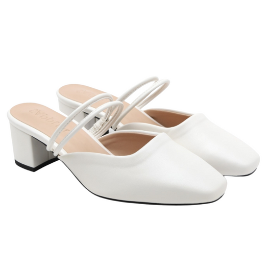 Sappun Kipley Strap Mule Heels (5cm)